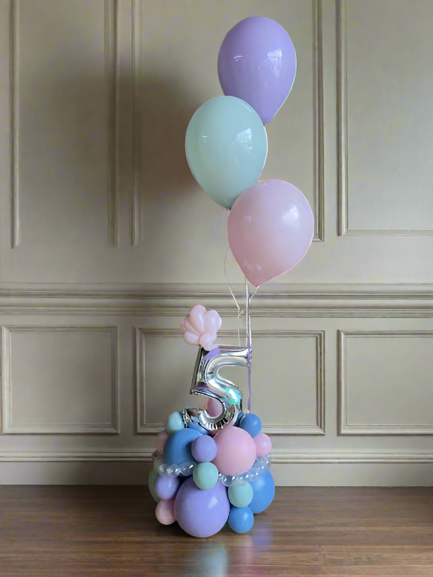 Deep Sea Number Helium Centerpiece