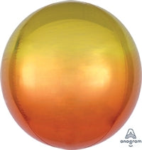 Helium 16in Individual Orb with tinsel tassel