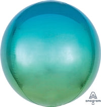 Helium 16in Individual Orb with tinsel tassel