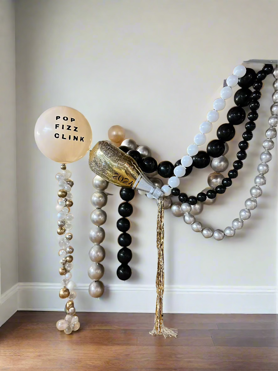 NYE Beads and Bubbles