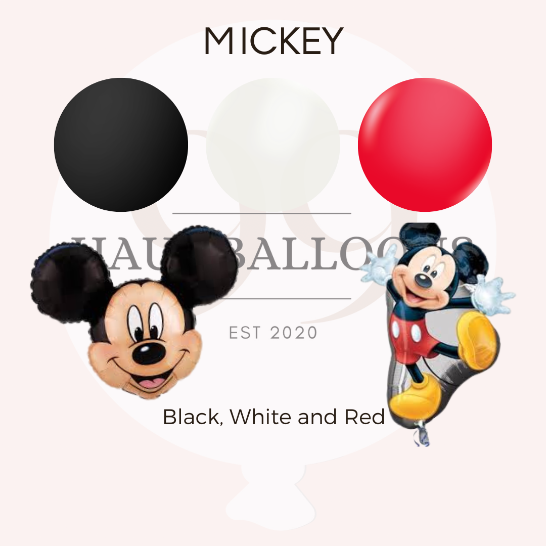 Mouse Helium Bouquet and Column Bundle