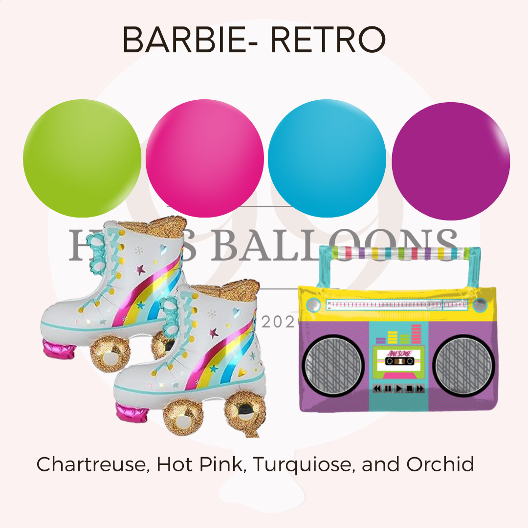 Barbie Helium Bouquet