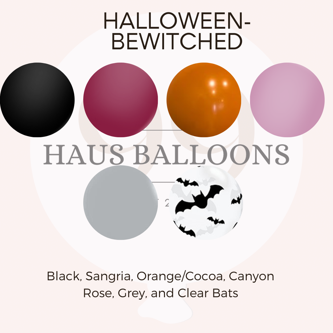 Halloween Helium Latex Bouquet