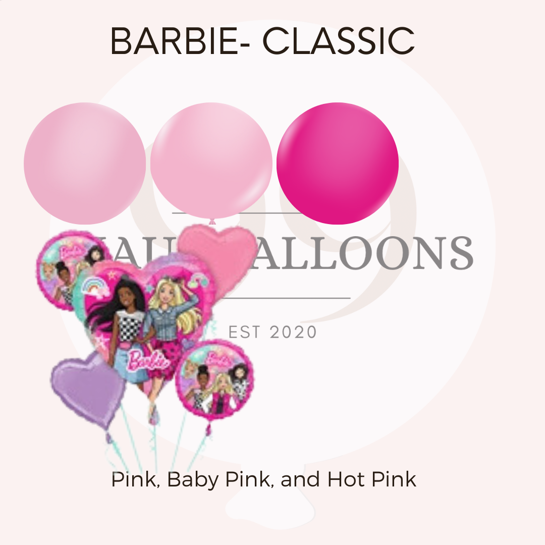 Barbie Helium Bouquet