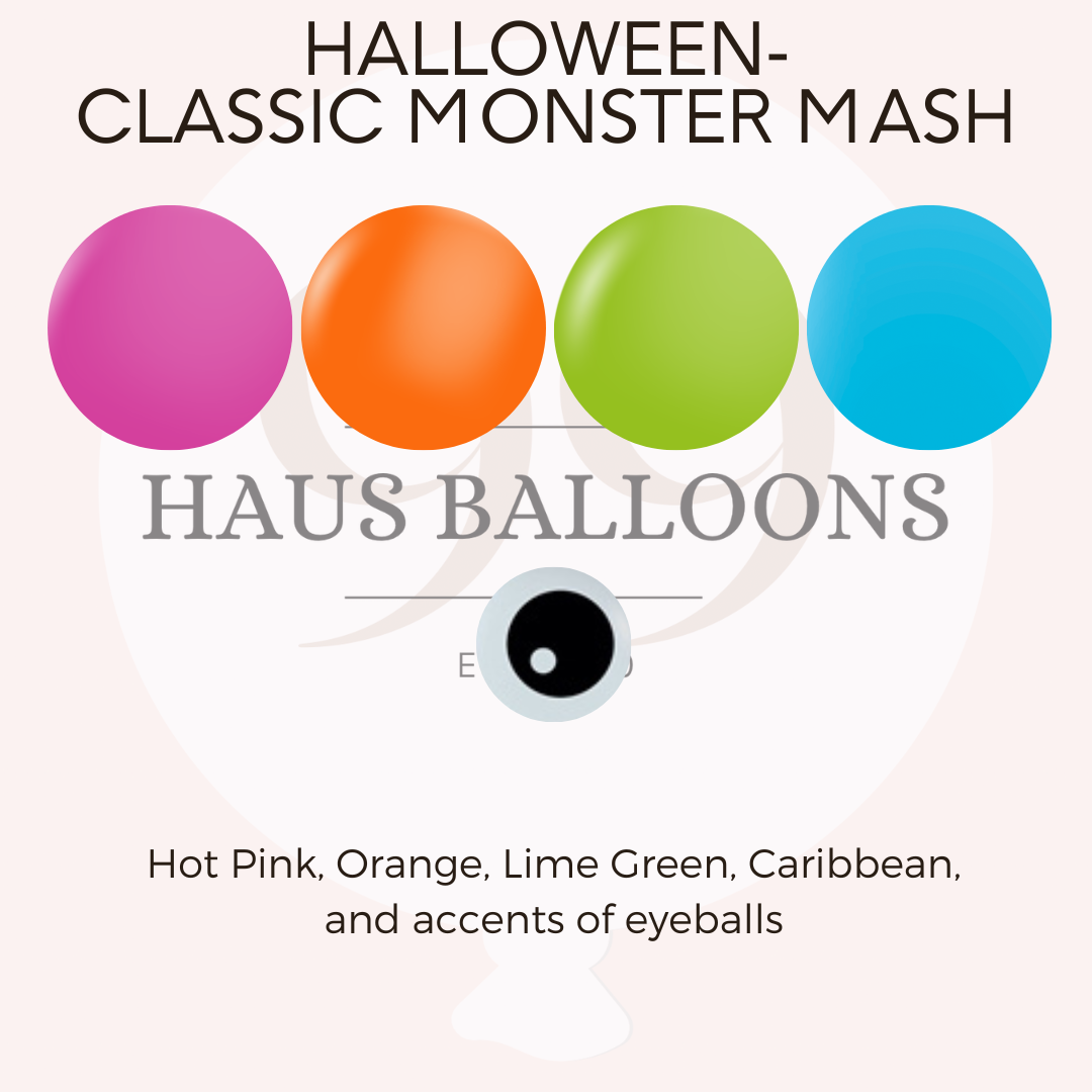 Halloween Helium Latex Bouquet