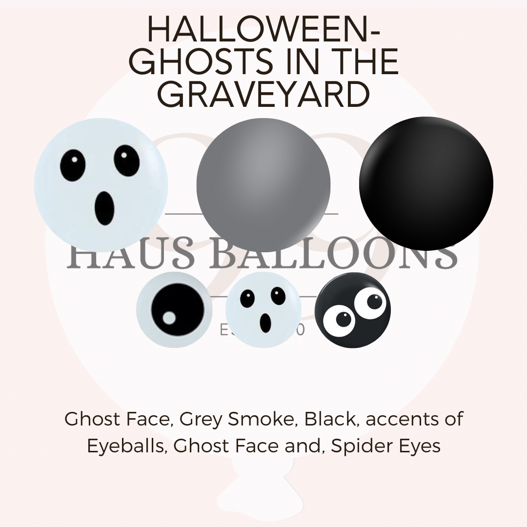 Halloween Helium Latex Bouquet