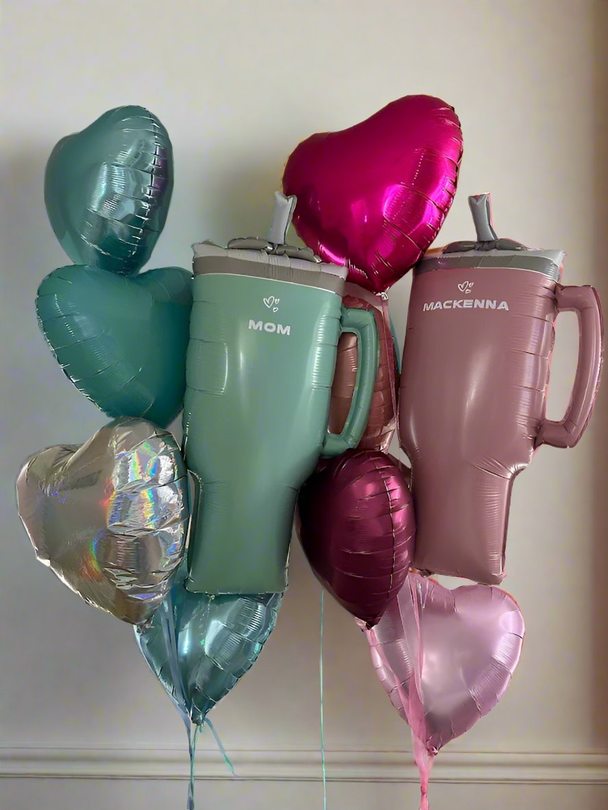Valentine Thirst Quencher Helium Bouquet