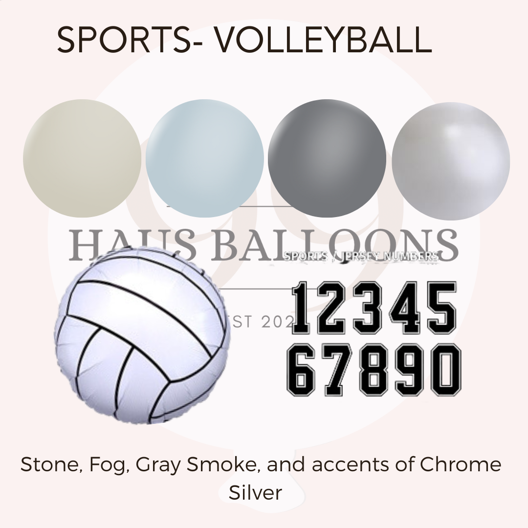 Sports Number Helium Bouquet