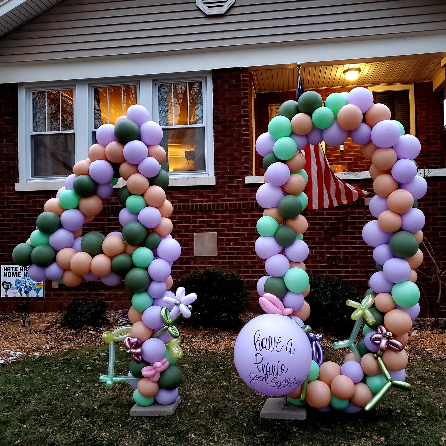 Yard Balloon Numbers