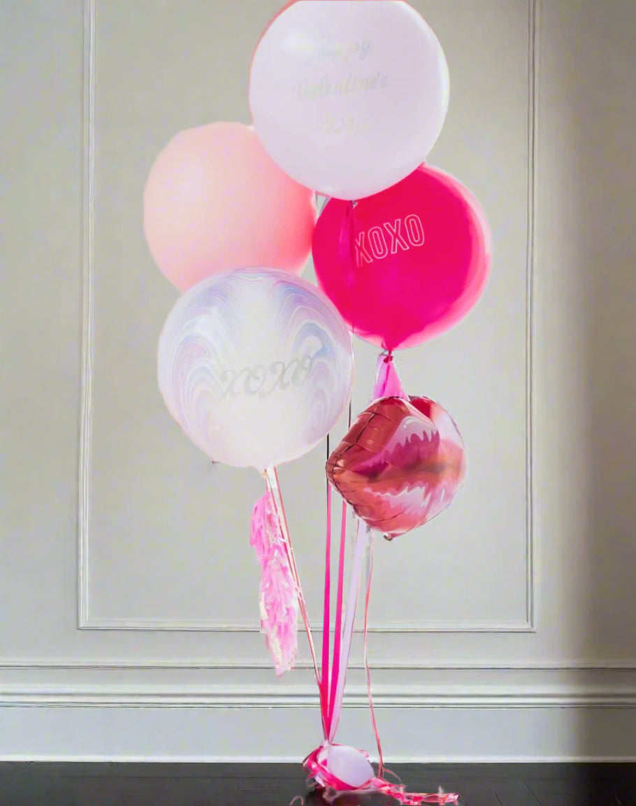 Valentine's Day is infamous for the lovey-dovey decorations that are often seen everywhere. 99 Hausballoons offers jumbo helium balloons that are perfect for decorating your home or business. Our custom-made, eye-catching designs come in a variety of colors and styles, from traditional red and pink to more daring designs like those with metallic finishes or unique shapes. Perfect for creating the most romantic atmosphere on Valentine's Day!