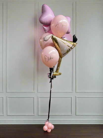 Adult Birthday Helium Foil Bouquet