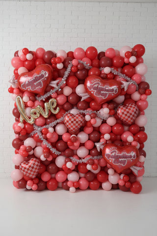 Valentine's Balloon Wall