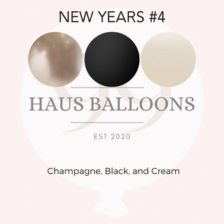 NYE Helium Bouquet With Tabletop