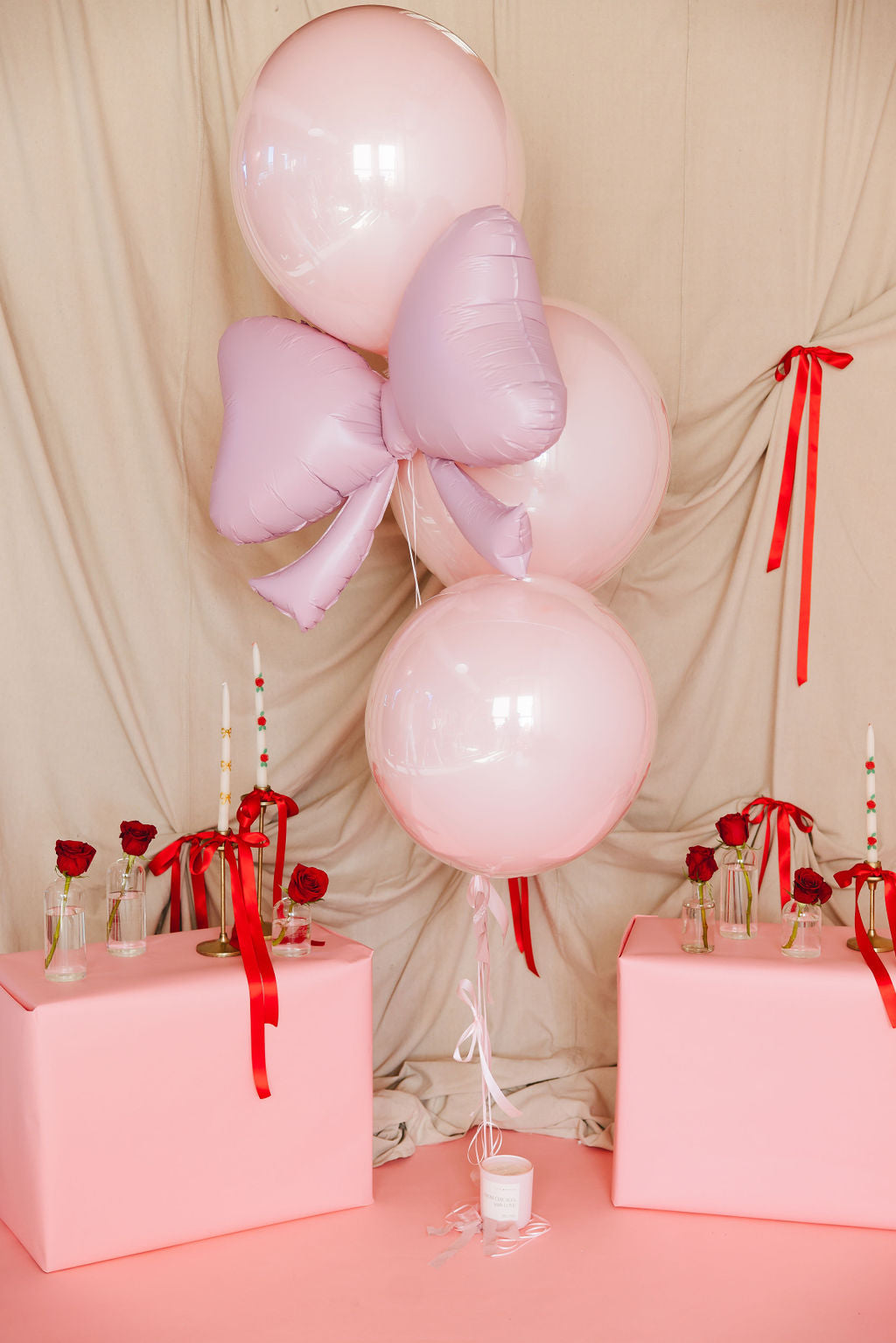 Bow-tiful Luxury Valentine Helium Bouquet