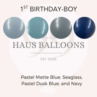 First Birthday Helium Bouquet