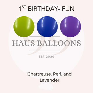 First Birthday Helium Bouquet