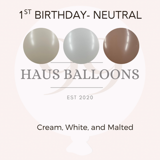 First Birthday Helium Bouquet