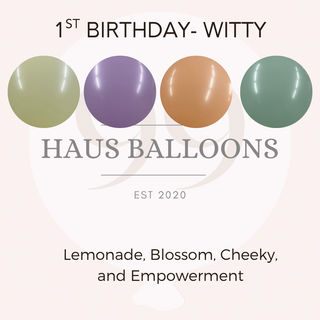 First Birthday Helium Bouquet