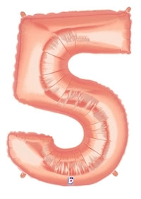 Helium Number Balloons