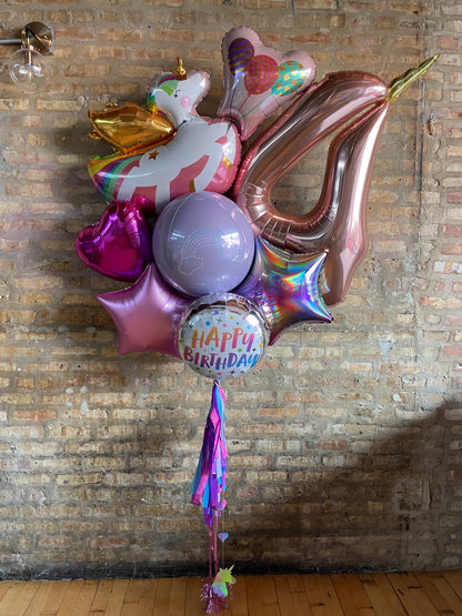 Unicorn Helium Bouquet