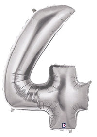 Helium Number Balloons