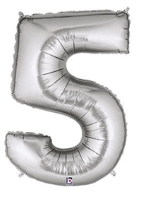 Helium Number Balloons