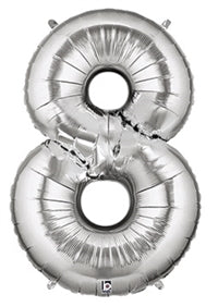 Helium Number Balloons