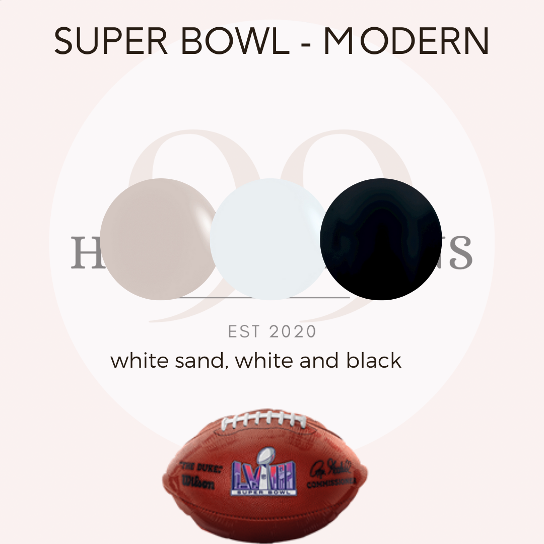 Super Bowl Floor Balloons