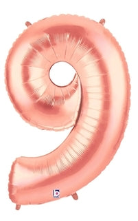 Helium Number Balloons