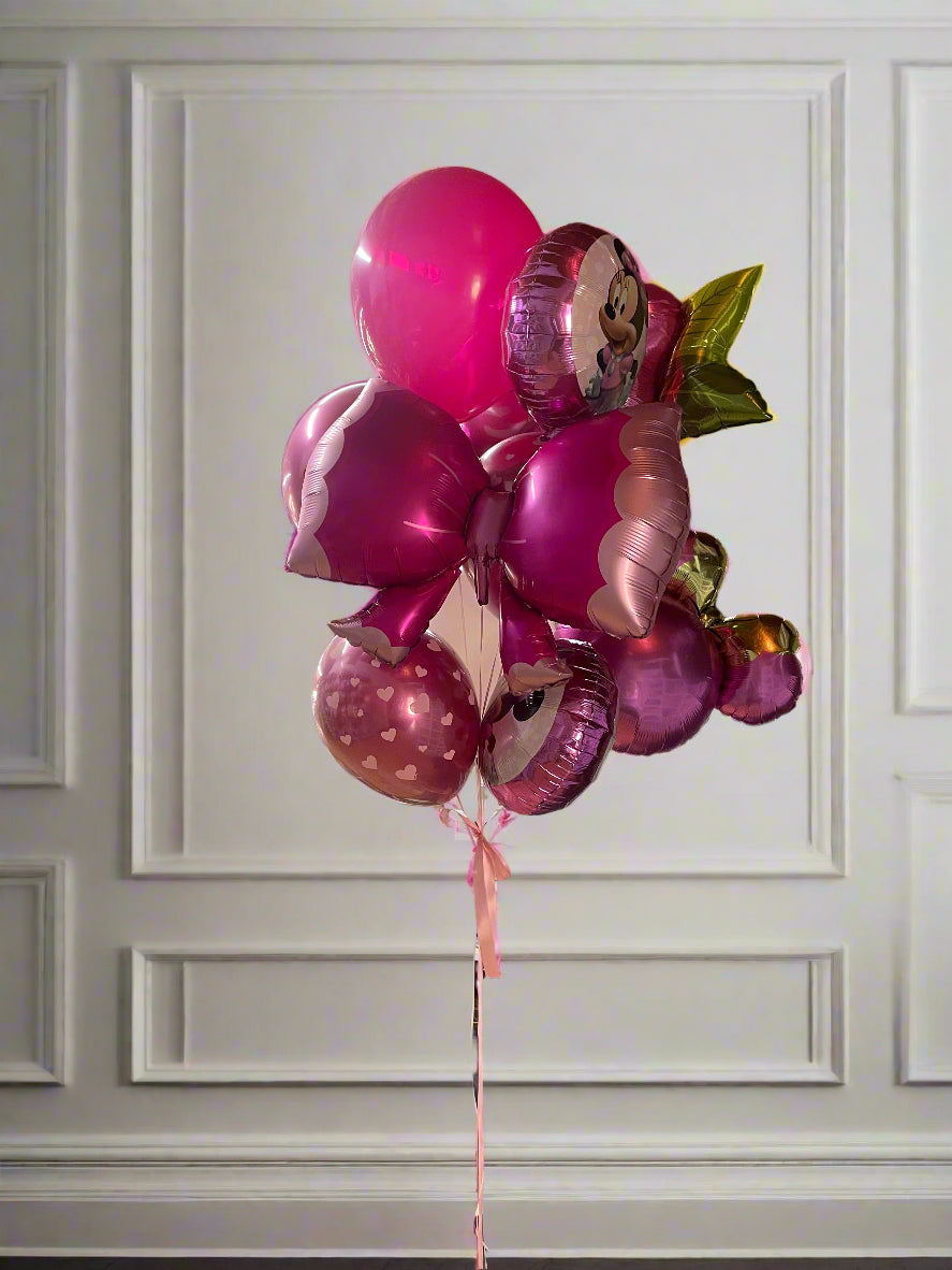 Minnie/Mickey Mouse Helium Bouquet