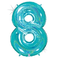 Helium Number Balloons