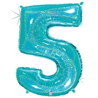 Helium Number Balloons