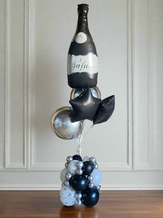NYE Helium Bouquet With Tabletop