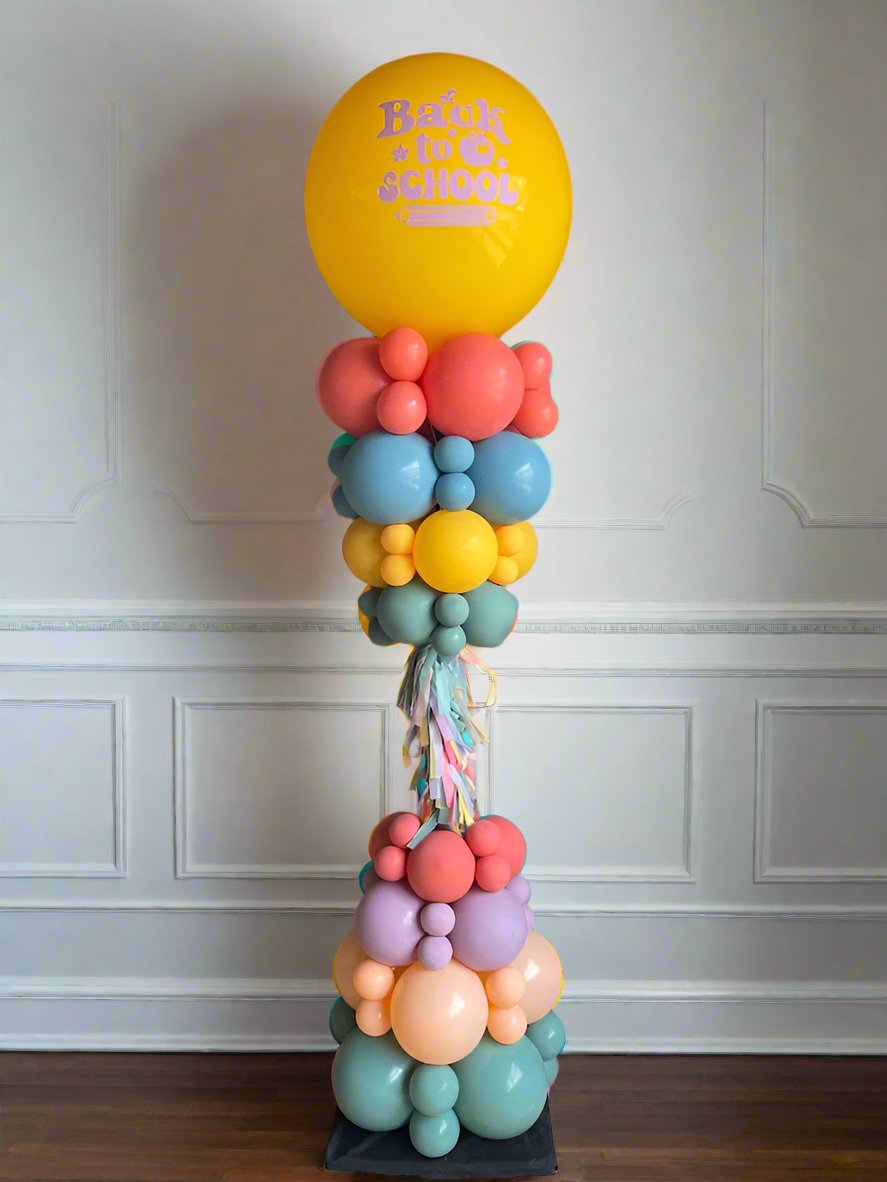 Back to School Balloon Crazy Column