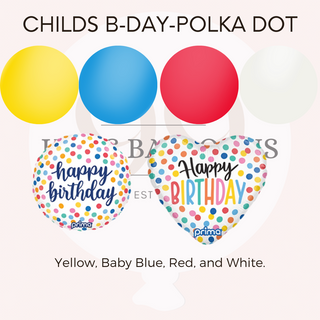 Children’s Birthday Pedestal With Helium