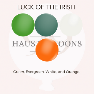 St. Patrick's Day Cheers Balloon Arch