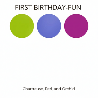 First Birthday Helium Bouquet