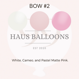 Bow Helium Bouquet