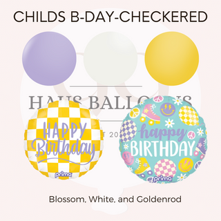 Children’s Birthday Pedestal With Helium