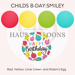 Children’s Birthday Helium Bouquet