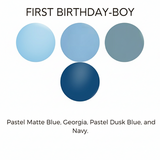 First Birthday Helium Bouquet