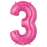 Helium Number Balloons