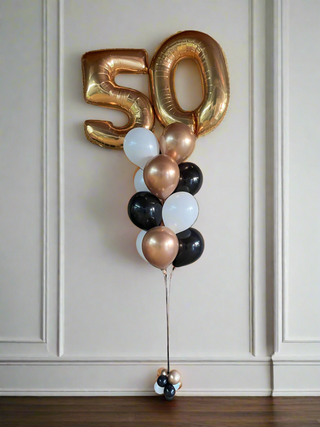 Adult Number Helium Bouquet