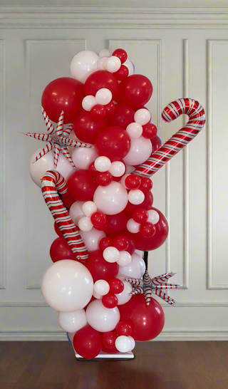 Candy Cane Freestanding Garland