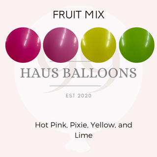 Fruit Helium Bouquet
