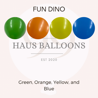 Dino Tabletop With Helium