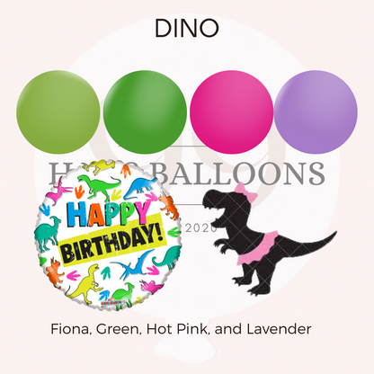 Dino Helium Bouquet