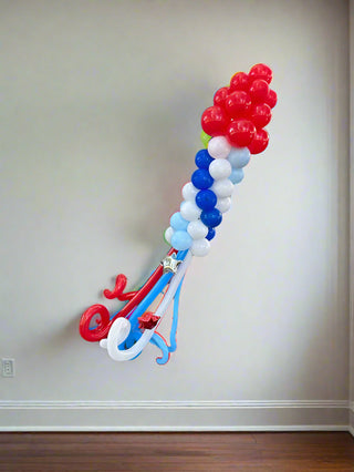 Patriotic Rocket Column