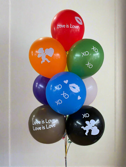 Valentine Pride Helium Bouquet