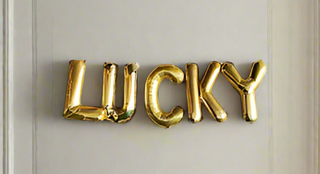 Lucky Foil Letters